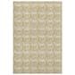 Dalyn Rug Company Soft Essentials Chevron Gold 9" x 12" Area Rug, , large