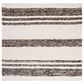 Safavieh Natura NAT328Z 6" Square Black and Ivory Area Rug, , large