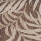Nourison Garden Oasis Nature Mocha 5" x 7" Indoor/Outdoor Area Rug, , large