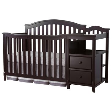 Sorelle Berkley 2-Piece Crib with Changer in Espresso, , large