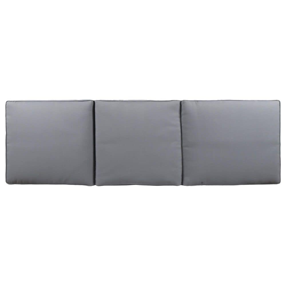 Hearth and Haven Ariana Outdoor Wood Chaise Lounge with Cushions in Grey, , large