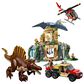 LEGO Jurassic World - Spinosaurus with Quetzalcoatlus Air Mission Building Set in Pearl Gold, Olive Green and Dark Orange, , large