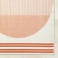 Surya Alfresco 7"3" x 10"6" Pearl, Garnet and Camel Indoor/Outdoor Area Rug, , large