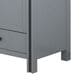 Lexora Home Ziva 80" Double Bathroom Vanity in Dark Grey with 2 cm White Quartz Top and Rectangular Sinks, , large