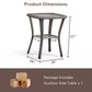 Sunwell Garden Outdoor Side Table in Gray, , large