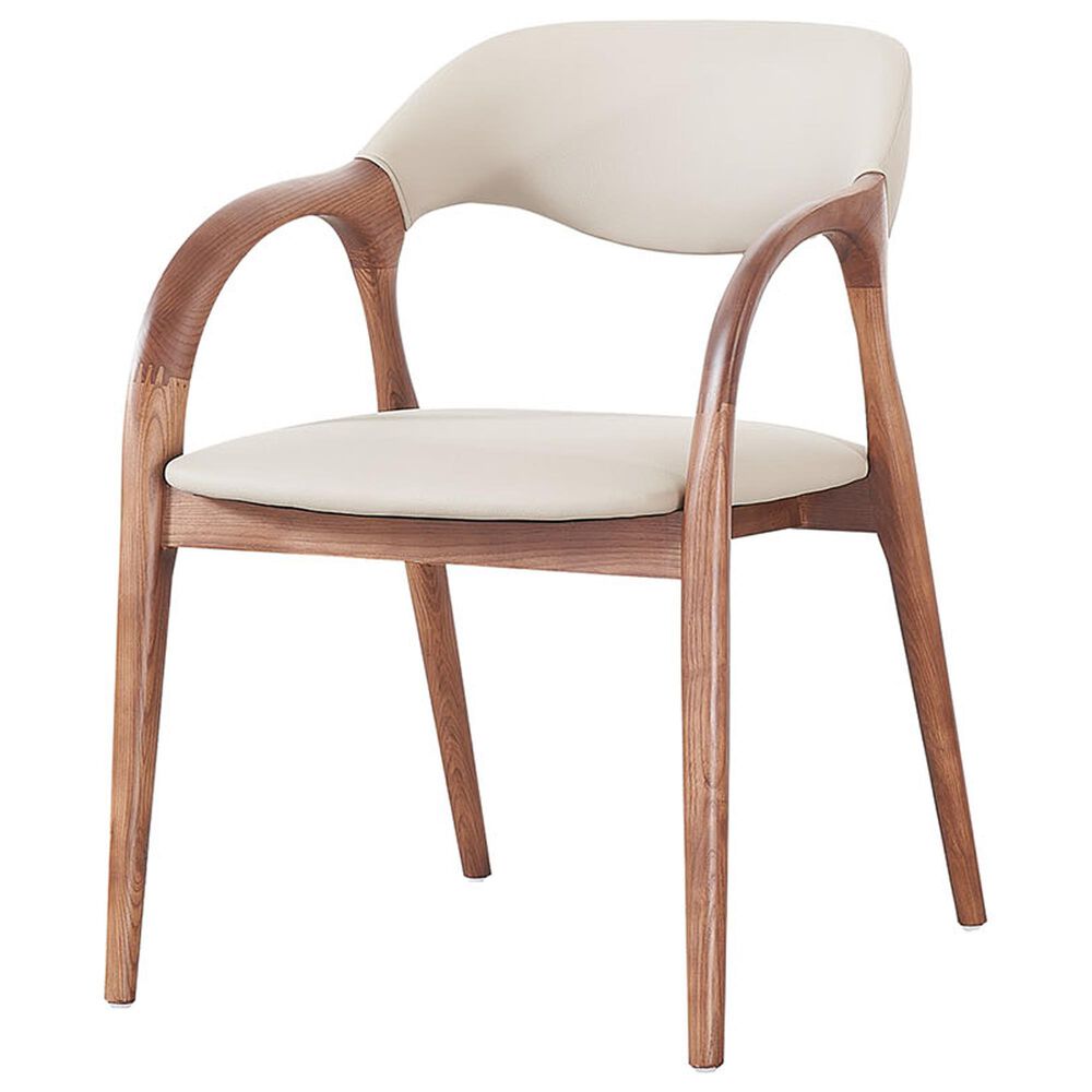 Furniture of America Arcton Arm Chair in Walnut, , large