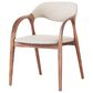 Furniture of America Arcton Arm Chair in Walnut, , large