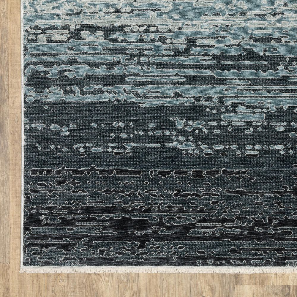 Oriental Weavers Echo Blue and Beige 6&#39;7&quot; x 9&#39;6&quot; Area Rug, , large