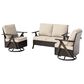 Sunwell Garden 3-Piece Patio Chat Set in Beige, , large