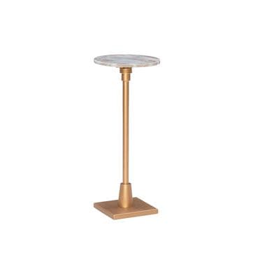 37B Amyn Adjustable Accent Table in Gold and Sandy, , large