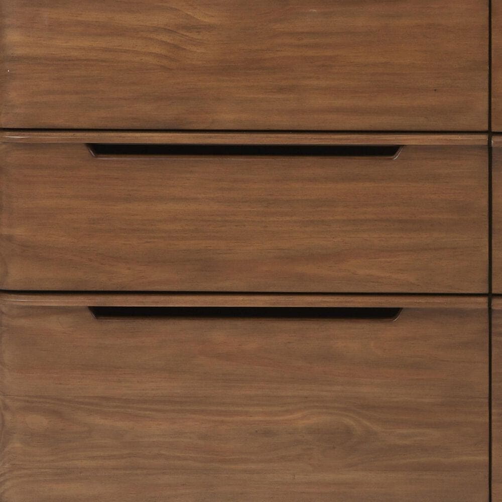 Maxi Cosi Embraced Forms Convertible Crib and Dresser 2-Piece Nursery Set in Chestnut, , large
