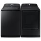 Samsung 5.5 Cu. Ft. Top Load Washer and 7.4 Cu. Ft. Gas Dryer in Black , , large