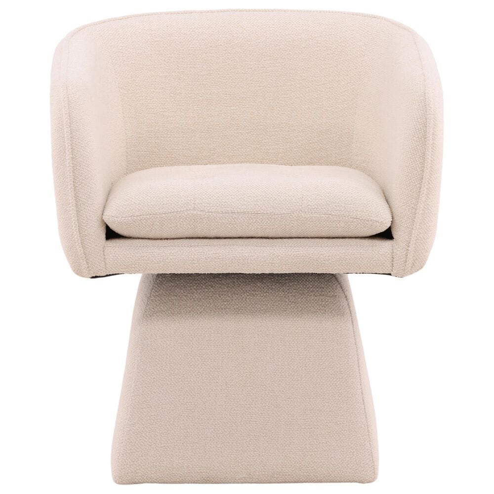 Blue Sun Designs Jonie Swivel Arm Chair in Cream, , large