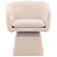 Blue Sun Designs Jonie Swivel Arm Chair in Cream, , large