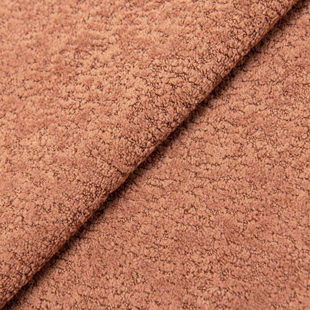 Jennifer Taylor Home Louie Alpine 36.5" Medium Sherpa Dog Sofa Bed in Spice Orange, , large