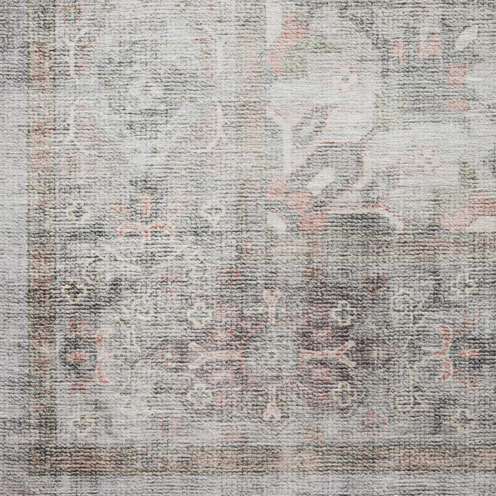 Loloi Heidi 6&#39; Round Dove and Blush Area Rug, , large