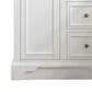 James Martin Vanities De Soto 30" Single Bathroom Vanity in Bright White with 3 cm Victorian Silver Quartz Top and Rectangular Sink, , large