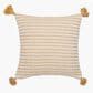 Surya Ryazan 20" Square Pillow Cover in Beige and Cream, , large
