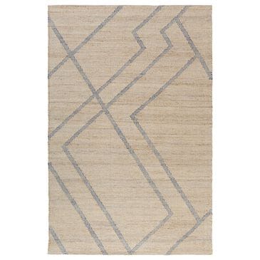 37B Willow Abstract Blue 5" x 7"9" Area Rug, , large