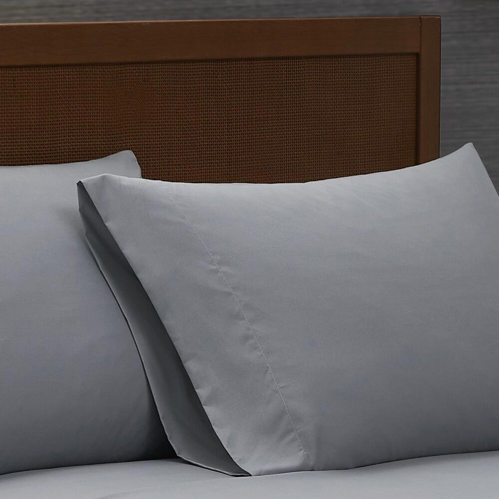Pem America London Fog Garment Wash 3-Piece Twin Sheet Set in Grey, , large