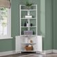 Timberlake Dover 68" Corner Storage Cabinet in White, , large