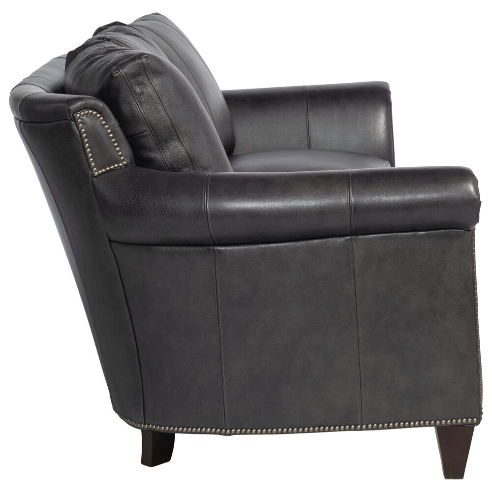 Bradington-Young Richardson Stationary Sofa 8-Way Tie in Charcoal, , large