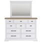 Ashley 5-Piece Queen Bedroom Set in White and Natural, , large