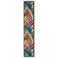 Nourison Aloha Floral 2"3" x 12" Multicolor Indoor/Outdoor Runner, , large