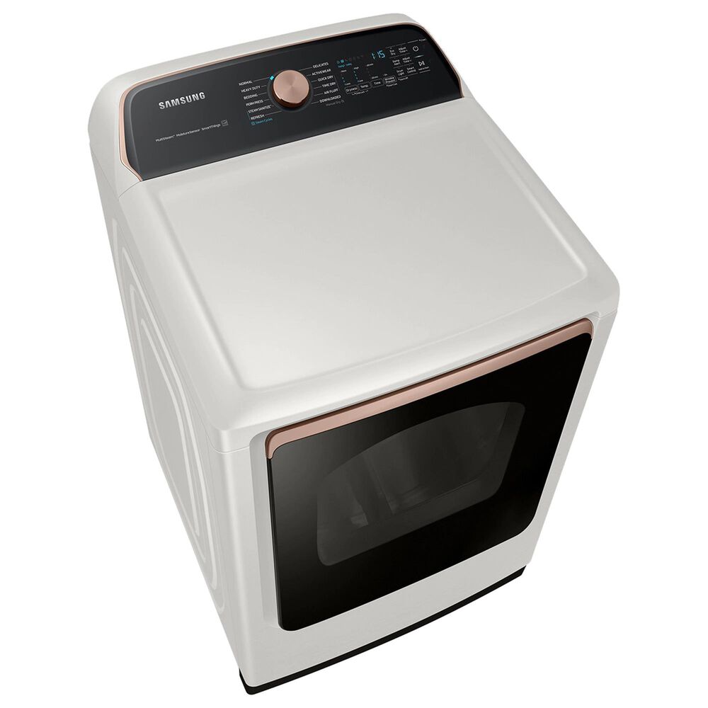 Samsung 5.5 Cu. Ft. Smart Top Load Impeller Washer and 7.4 Cu. Ft. Electric Dryer in Ivory, , large