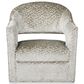 Aria Designs Sasha Swivel Accent Chair in Dove, , large