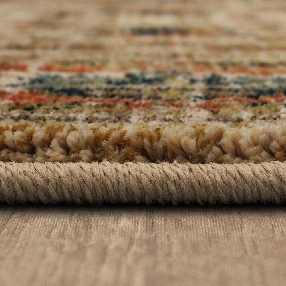 Karastan Spice Market Koyna Cream 5'3" x 7'10" Area Rug, , large