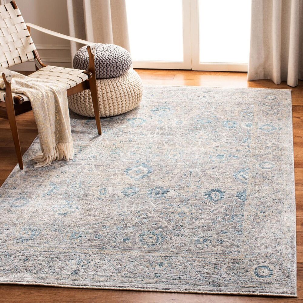 Safavieh Dream DRM408H 4&#39; x 6&#39; Grey and Blue Area Rug, , large