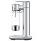 Keystone InFizz Aqua 1-Liter Sparkling Water Carbonation Machine with CO2 Canister in Brushed Stainless Steel, , large