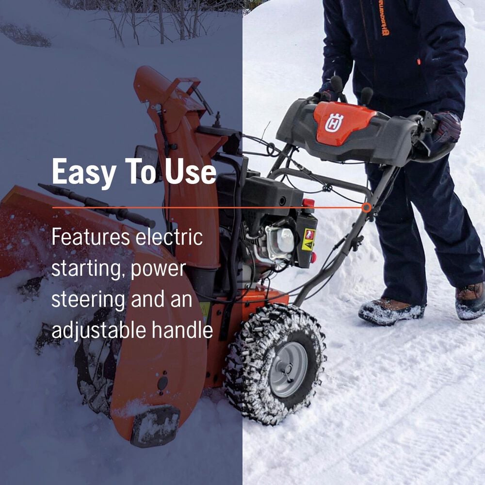 Husqvarna 27" Snow Blower in Orange, , large