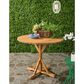 Safavieh Arcata Outdoor Round Table in Teak, , large