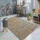 L&R Resources Natural Fiber 5" x 7"9" Gray Area Rug, , large