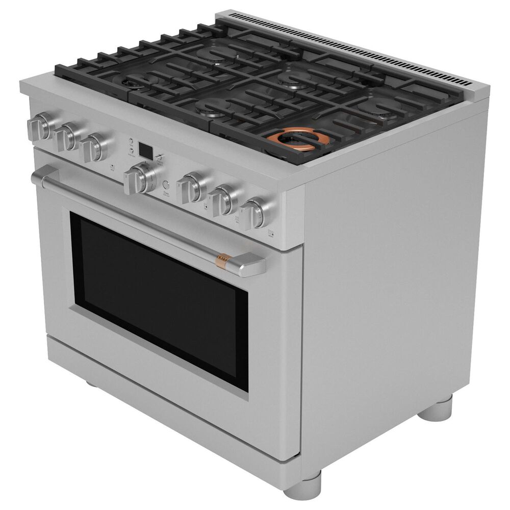 Cafe 6.2 Cu. Ft. Freestanding Natural Gas Range in Stainless Steel and Brushed Stainless, , large