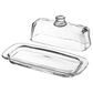Harold Import Glass Butter Dish with Lid in Clear, , large