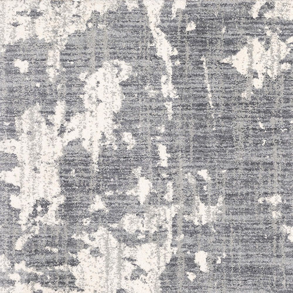 Oriental Weavers Aspen Shag Distressed 003H9 5&#39;3&quot; x 7&#39;6&quot; Gray and Ivory Area Rug, , large