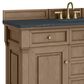 James Martin Vanities Brookfield 60" Single Bathroom Vanity in Pecan with 3 cm Charcoal Soapstone Quartz Top and Rectangular Sink, , large