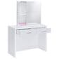 Coaster Bunbury Makeup Vanity Table Set in White, , large