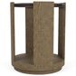 Riverside Furniture Enzo Chairside Table in Nutmeg, , large