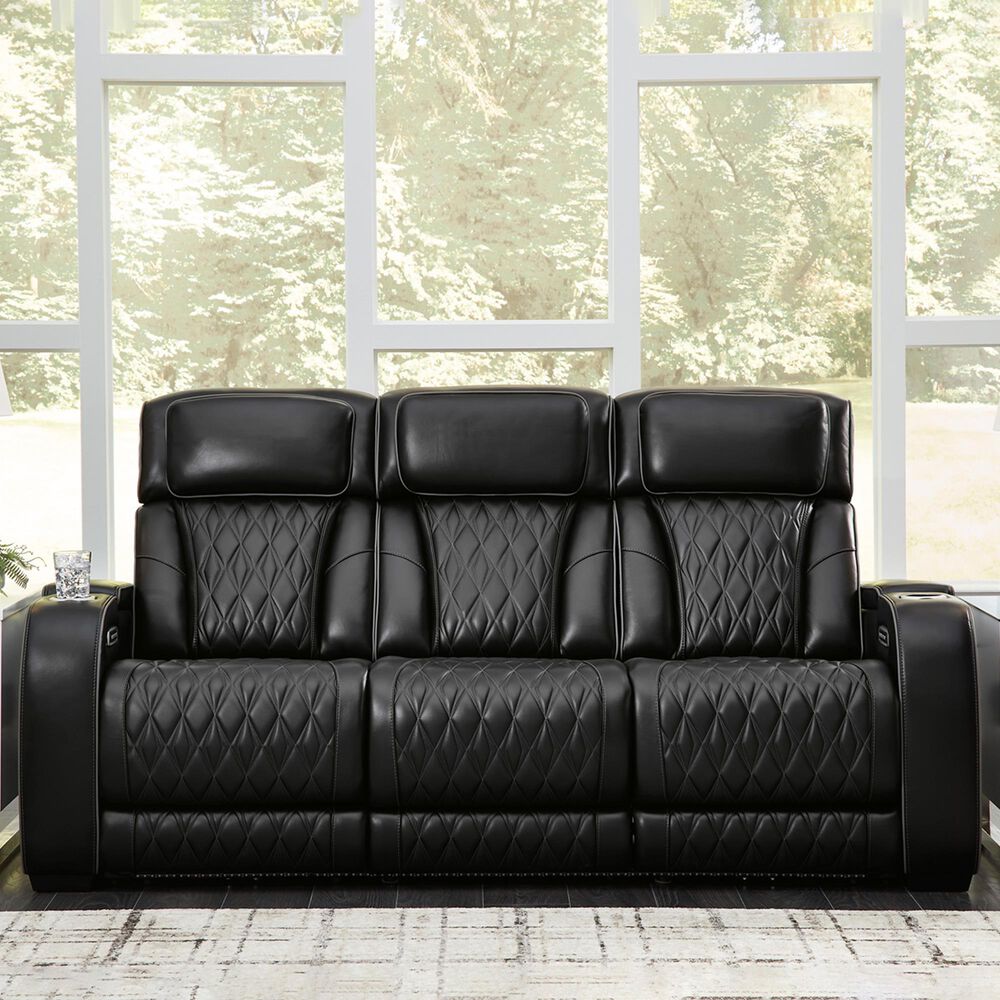 Ashley Boyington 2-Piece Power Reclining Living Room Set in Black, , large