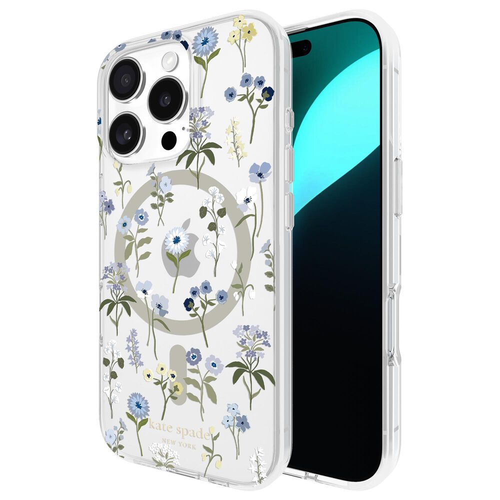 Kate Spade Protective MagSafe Case for Apple iPhone 16 Pro in Precious Bloom, , large