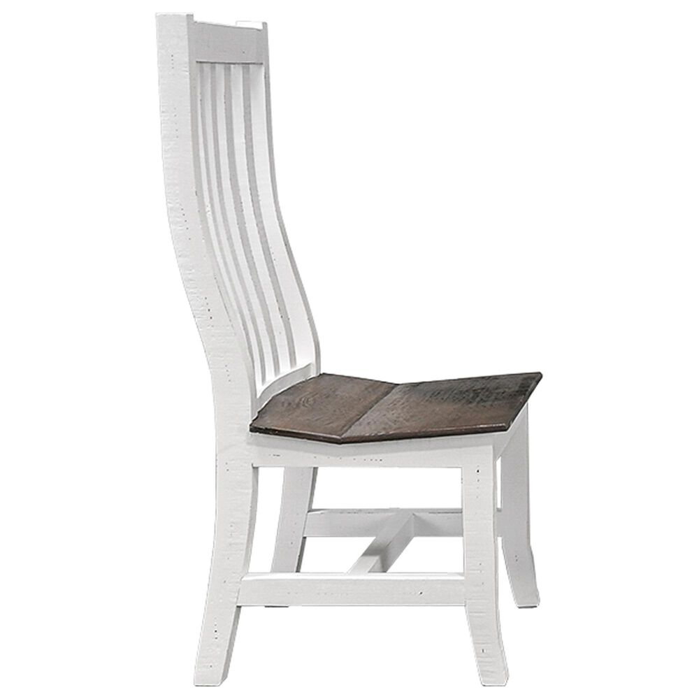 Ardent Home Cameron Side Chair in Aged White and Tobacco, , large
