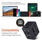 Hypercel All-In-One World Travel Adapter in Black, , large