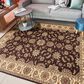 Radici USA Como 1592 Brown 5"5" x 7"7" Area Rug, , large