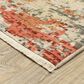 Oriental Weavers Soleri 3"3" x 5" Beige and Pink Area Rug, , large