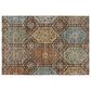Dalyn Rug Company Silk Road Chocolate, Ivory, Gold, Copper, Gray, Taupe and Blue 2"6" x 3"10" Area Rug, , large