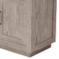 Lexora Home Abbey 36" Single Bathroom Vanity in Grey Oak with 2 cm White Carrara Marble Top and Rectangular Sink, , large